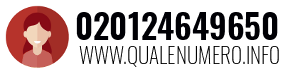 Numero di telefono 020124649650 020124649650