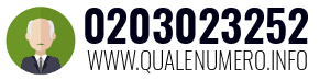 Numero di telefono 0203023252 0203023252