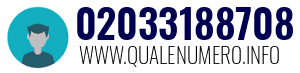 Numero di telefono 02033188708 02033188708
