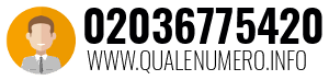 Numero di telefono 02036775420 02036775420