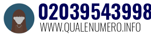 Numero di telefono 02039543998 02039543998