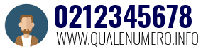 Numero di telefono 0212345678 0212345678