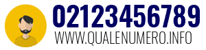 Numero di telefono 02123456789 02123456789