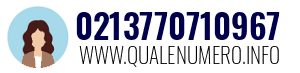 Numero di telefono 0213770710967 0213770710967
