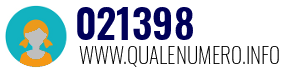 Numero di telefono 021398 021398