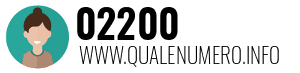 Numero di telefono 02200 02200