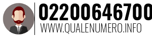 Numero di telefono 02200646700 02200646700