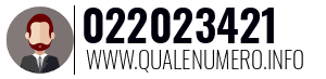 Numero di telefono 022023421 022023421