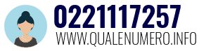 Numero di telefono 0221117257 0221117257
