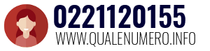 Numero di telefono 0221120155 0221120155