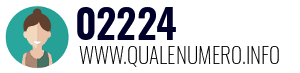 Numero di telefono 02224 02224