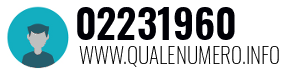 Numero di telefono 02231960 02231960