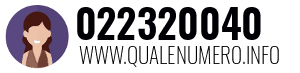 Numero di telefono 022320040 022320040