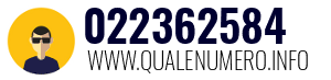 Numero di telefono 022362584 022362584