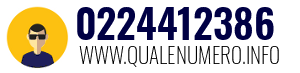 Numero di telefono 0224412386 0224412386