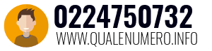 Numero di telefono 0224750732 0224750732