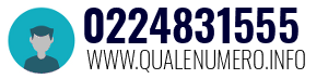 Numero di telefono 0224831555 0224831555