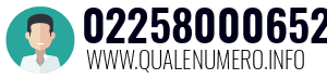 Numero di telefono 02258000652 02258000652