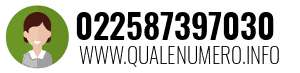 Numero di telefono 022587397030 022587397030