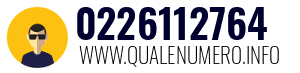 Numero di telefono 0226112764 0226112764