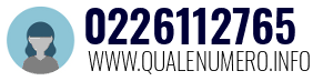 Numero di telefono 0226112765 0226112765