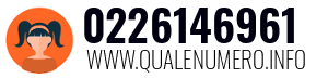 Numero di telefono 0226146961 0226146961