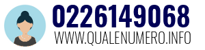 Numero di telefono 0226149068 0226149068