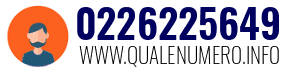 Numero di telefono 0226225649 0226225649