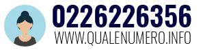 Numero di telefono 0226226356 0226226356