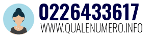 Numero di telefono 0226433617 0226433617