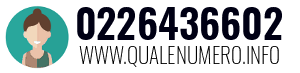 Numero di telefono 0226436602 0226436602