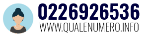 Numero di telefono 0226926536 0226926536