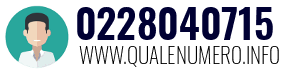 Numero di telefono 0228040715 0228040715