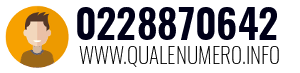 Numero di telefono 0228870642 0228870642