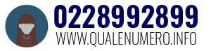 Numero di telefono 0228992899 0228992899