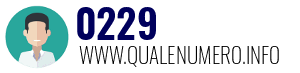 Numero di telefono 0229 0229