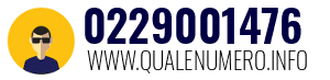 Numero di telefono 0229001476 0229001476