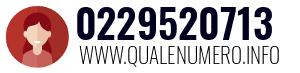 Numero di telefono 0229520713 0229520713