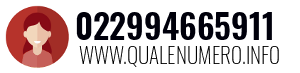 Numero di telefono 022994665911 022994665911