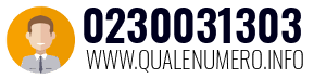 Numero di telefono 0230031303 0230031303