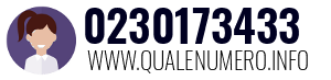 Numero di telefono 0230173433 0230173433