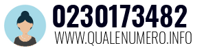 Numero di telefono 0230173482 0230173482