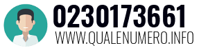 Numero di telefono 0230173661 0230173661