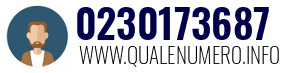 Numero di telefono 0230173687 0230173687