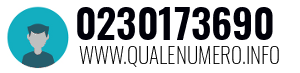 Numero di telefono 0230173690 0230173690