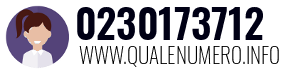 Numero di telefono 0230173712 0230173712