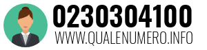 Numero di telefono 0230304100 0230304100