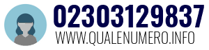Numero di telefono 02303129837 02303129837