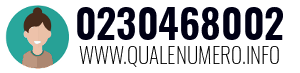Numero di telefono 0230468002 0230468002