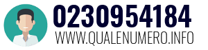Numero di telefono 0230954184 0230954184